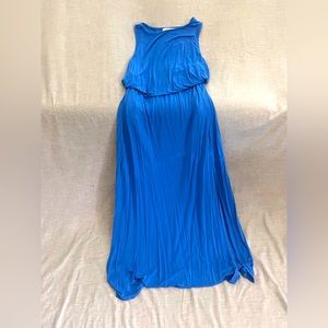 Blue maxi tank dress worn once